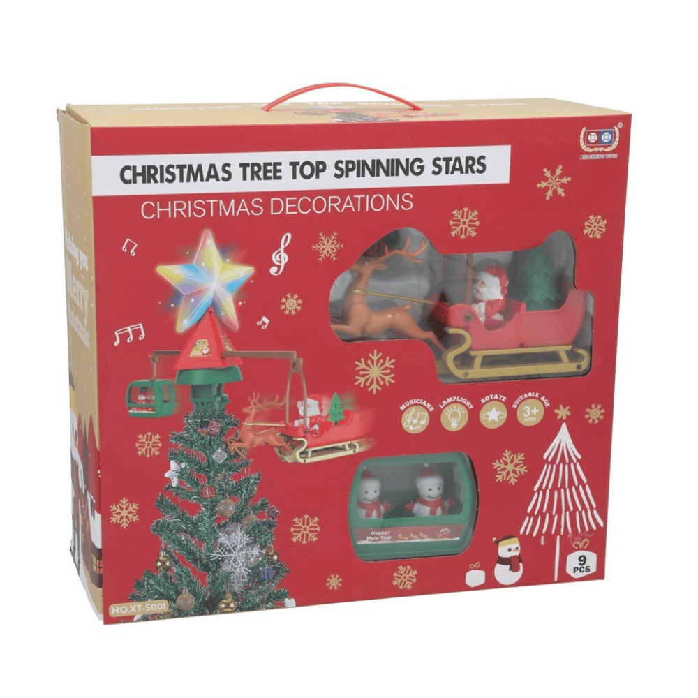 Alpha 55 Set étoile lumineuse avec figurines – Décoration de Noël