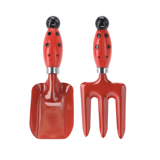 Alpha 55 Set jardin enfant métal pelle râteau 2 pièces