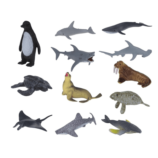 Alpha 55 Set monde des animaux marins, 6 pièces