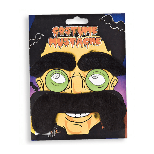 Alpha 55 Set Moustache & Sourcils Gringo 3 Pièces – Noir
