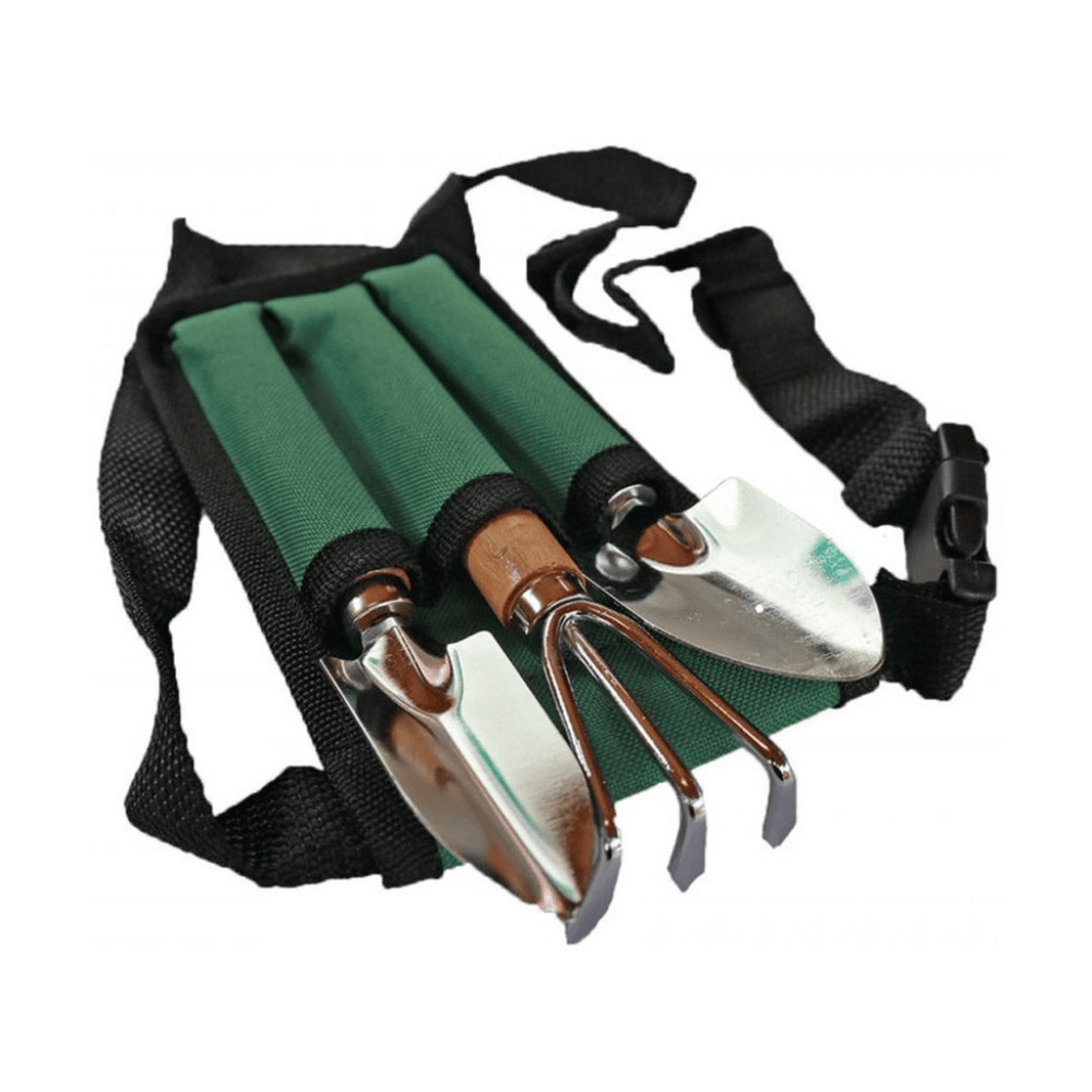 Alpha 55 Set outils jardin 3 pièces avec étui vert