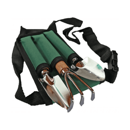 Alpha 55 Set outils jardin 3 pièces avec étui vert