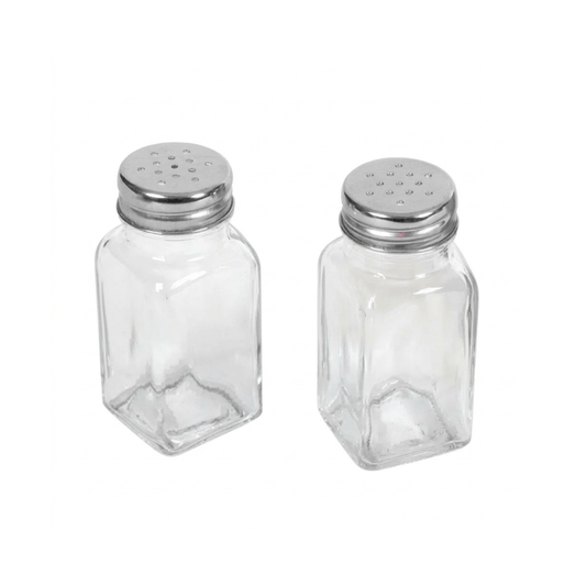 Alpha 55 Set Salière et Poivrier en Verre – Le Duo de Table Chic