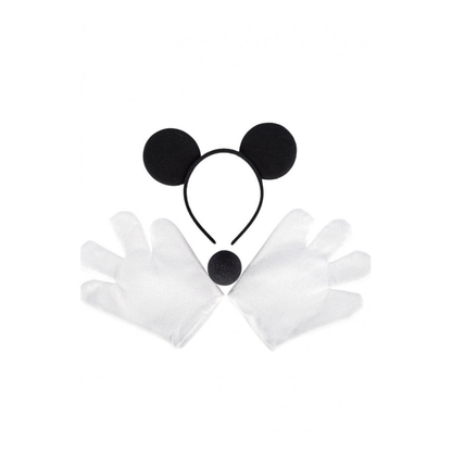 Alpha 55 Set Souris Enfant 2 Pièces Oreilles & Gants – Déguisement