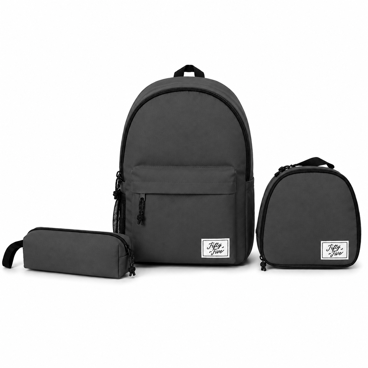 Alpha 55 Set Trio Sac à Dos Borné Uni Gris
