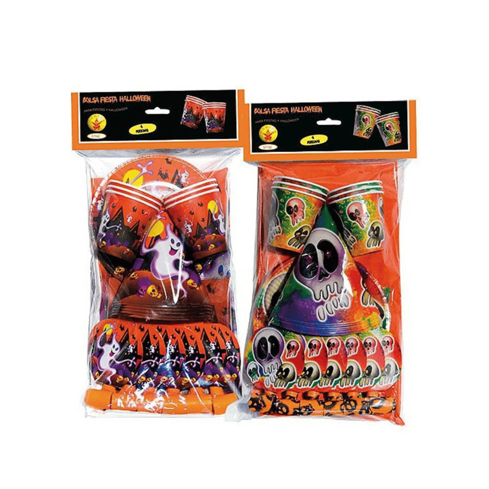 Alpha 55 Set Vaisselle Jetable pour 6 Personnes