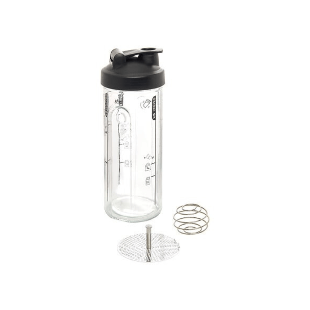 Alpha 55 Shaker pâte à crêpes en verre pratique