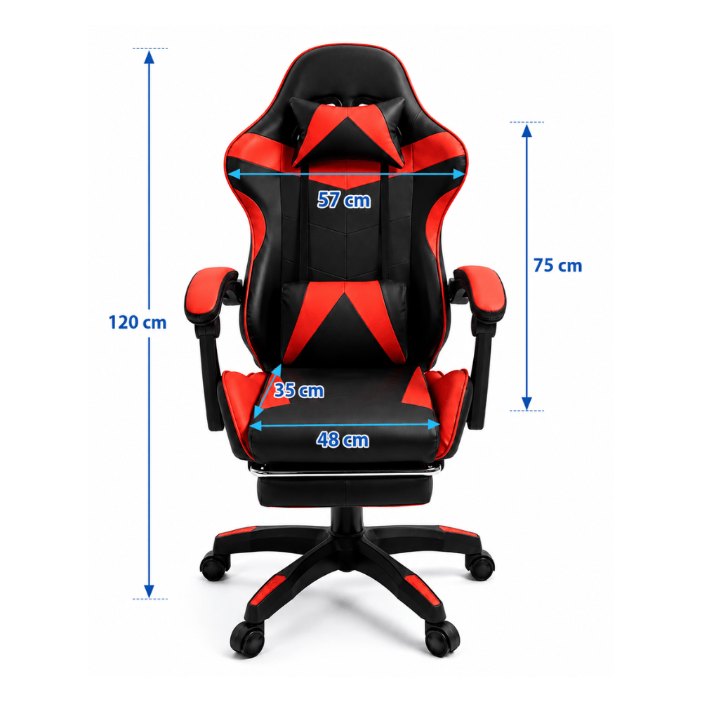 Alpha 55 SK26 Chaise Gamer Rouge – Fauteuil Gaming Ergonomique