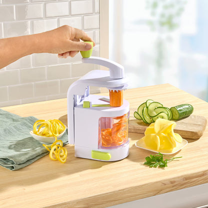 Alpha 55 Slicer spirale de légumes pour salade 4 en 1