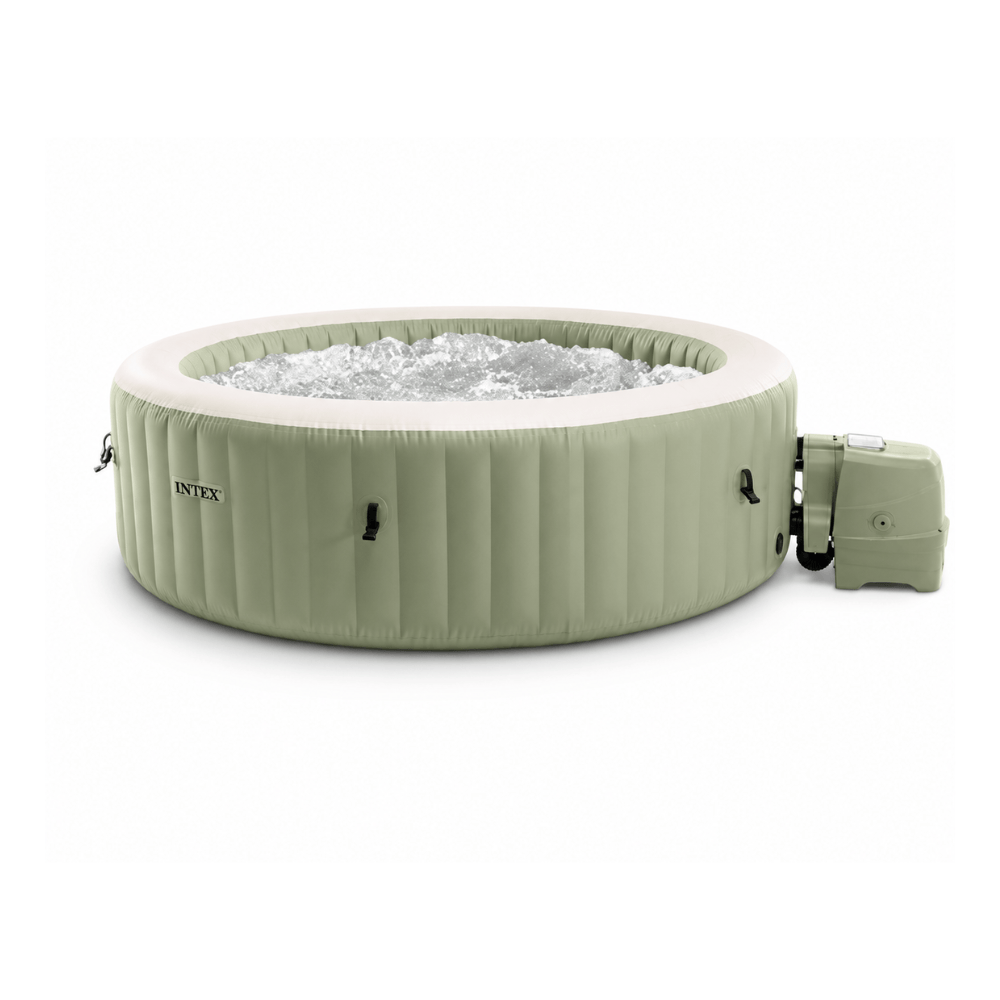 Alpha 55 Spa gonflable Spa gonflable à bulles 8 places Vert olive