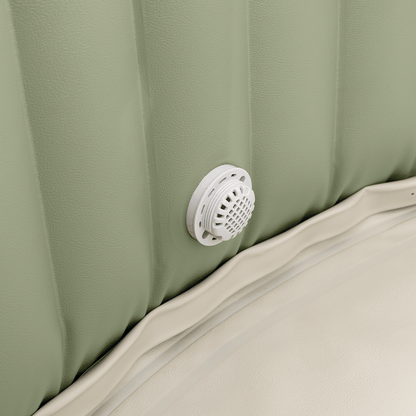 Alpha 55 Spa gonflable Spa gonflable à bulles 8 places Vert olive