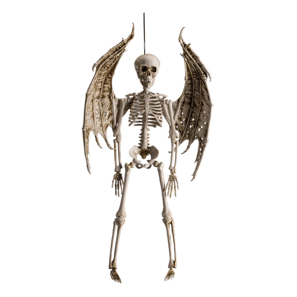 Alpha 55 Squelette 46 cm avec Ailes Décoration Halloween