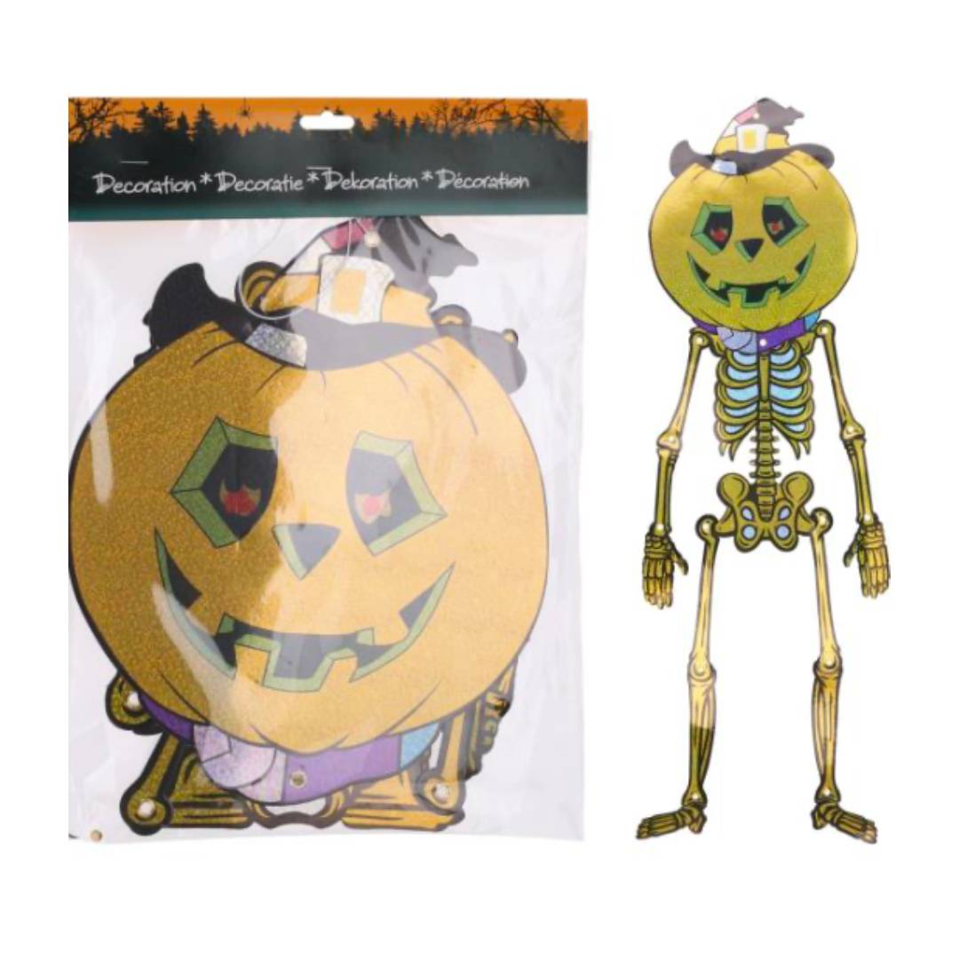 Alpha 55 Squelette Articulé en Papier Décoration Halloween