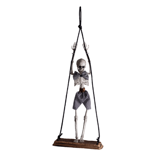Alpha 55 Squelette Garçon sur Balançoire 65 cm – Halloween
