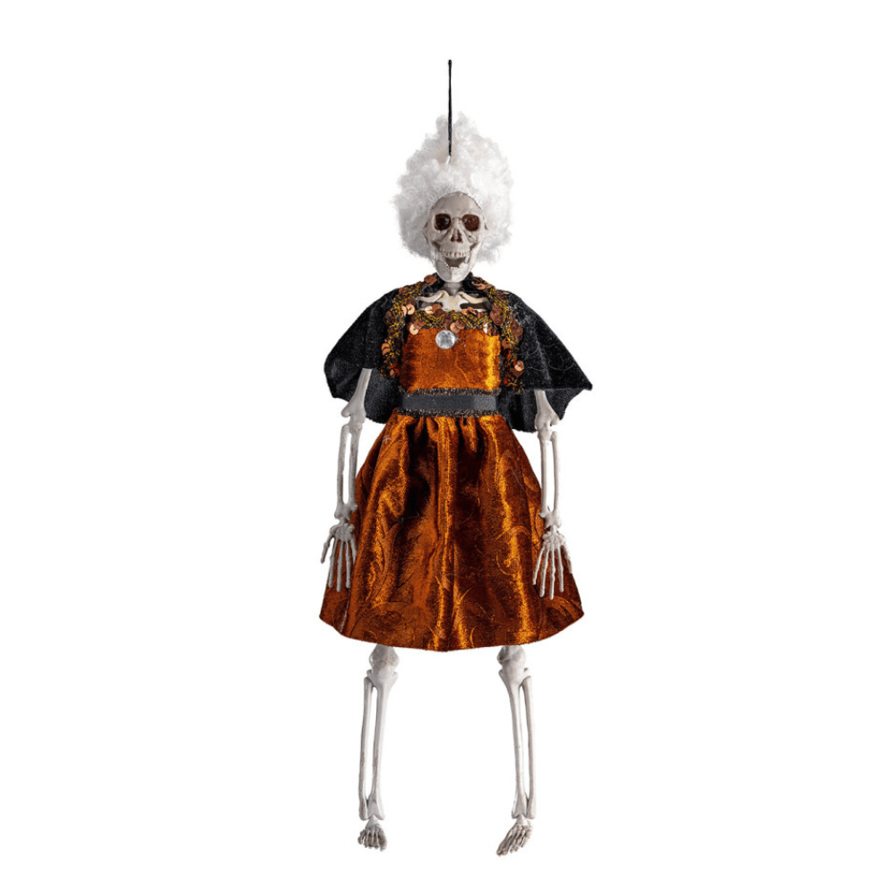 Alpha 55 Squelette Habillé Baronne 40 cm Décoration Halloween