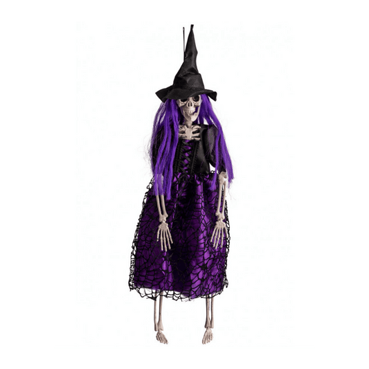 Alpha 55 Squelette sorcière à suspendre – Décoration Halloween