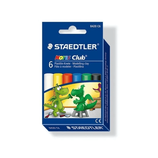 Alpha 55 Staedtler Pâte à Modeler Noris – 6 Bâtons