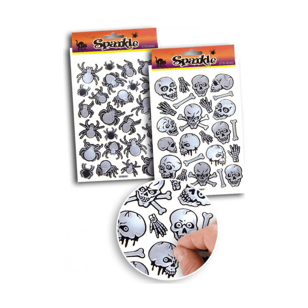 Alpha 55 Sticker Métallisé Crâne – Déco Halloween