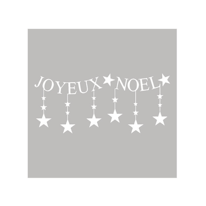 Alpha 55 Sticker Sticker décoratif "Joyeux Noël"