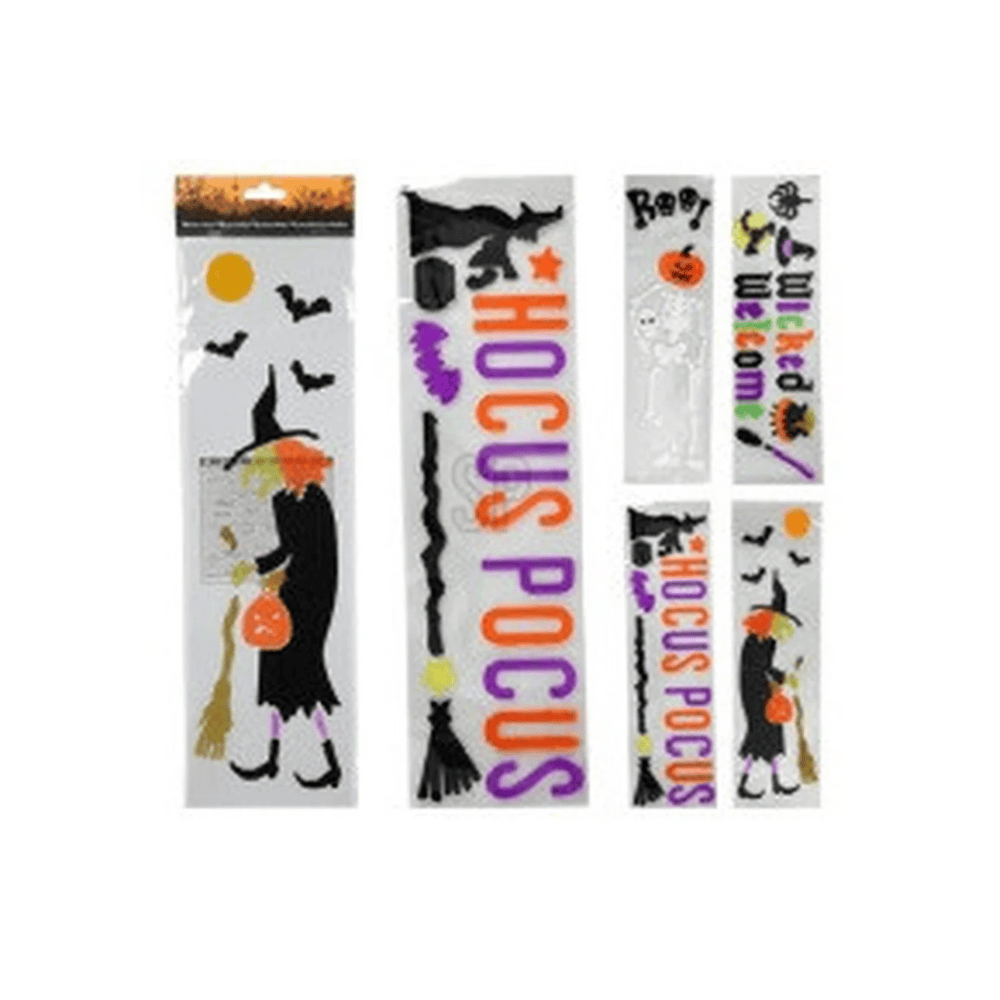 Alpha 55 Stickers 15 x 50 cm Verticaux 4 Assortiments Halloween