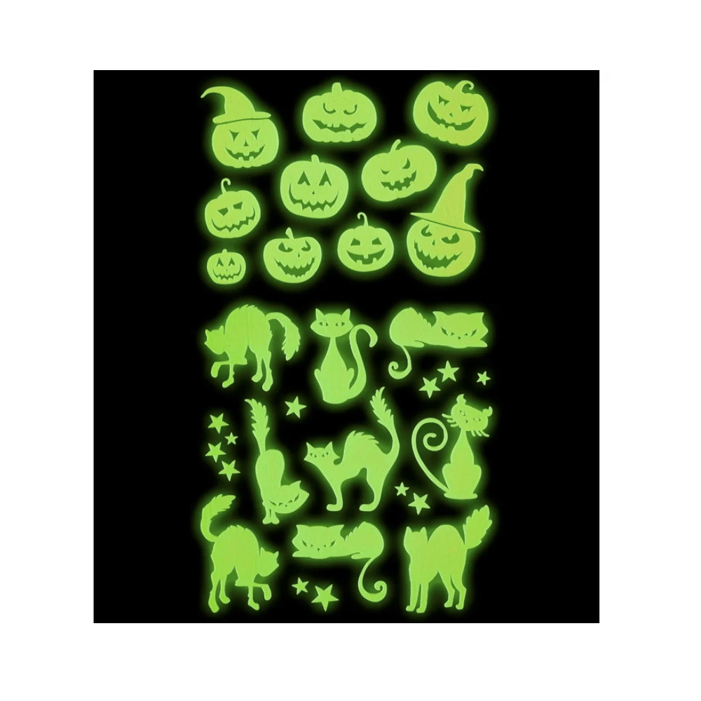 Alpha 55 Stickers 21 x 15 cm Glow in the Dark Halloween