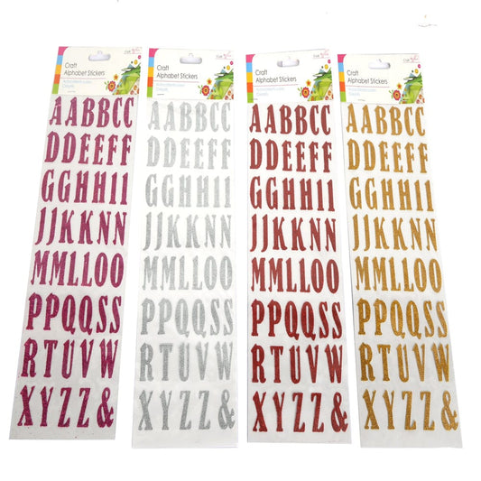 Alpha 55 Stickers alphabet pailletés