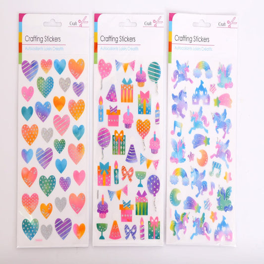 Alpha 55 Stickers décoratifs cœur et licorne