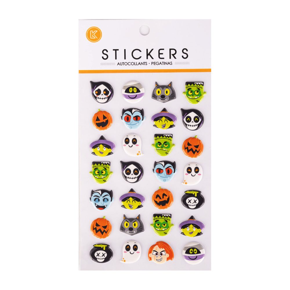 Alpha 55 Stickers Fun Halloween – Décoration de Fête