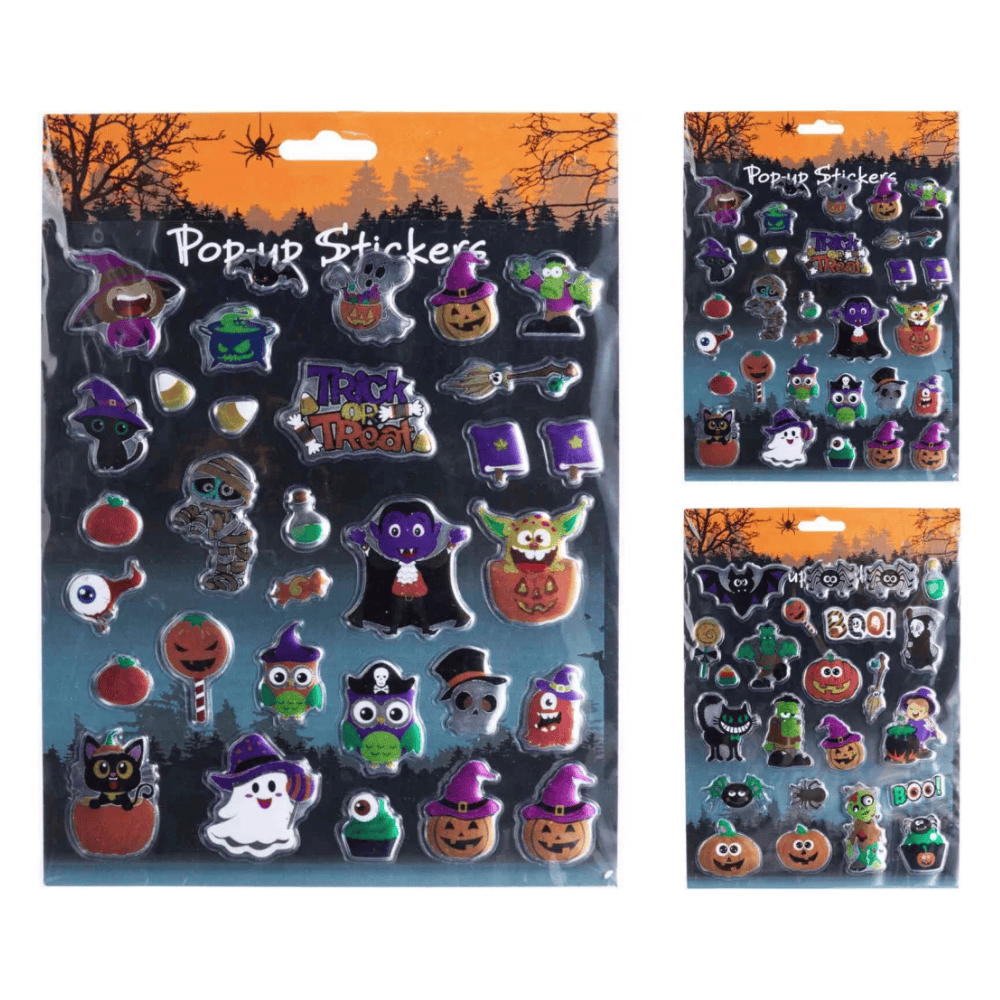 Alpha 55 Stickers Halloween 16 x 19 cm – Gadget Déco