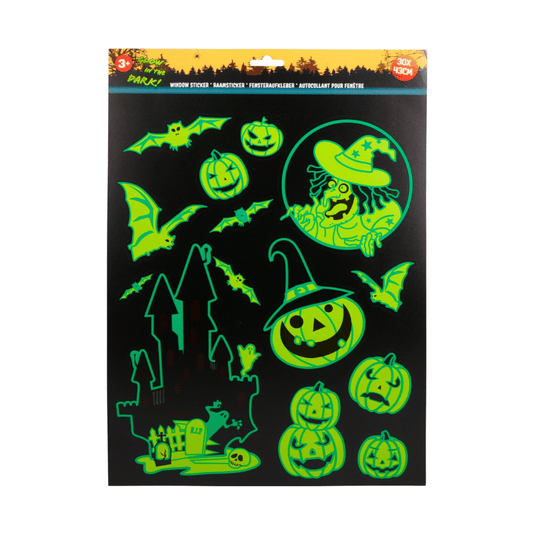 Alpha 55 Stickers Vitre 40 x 30 cm Glow in the Dark x2