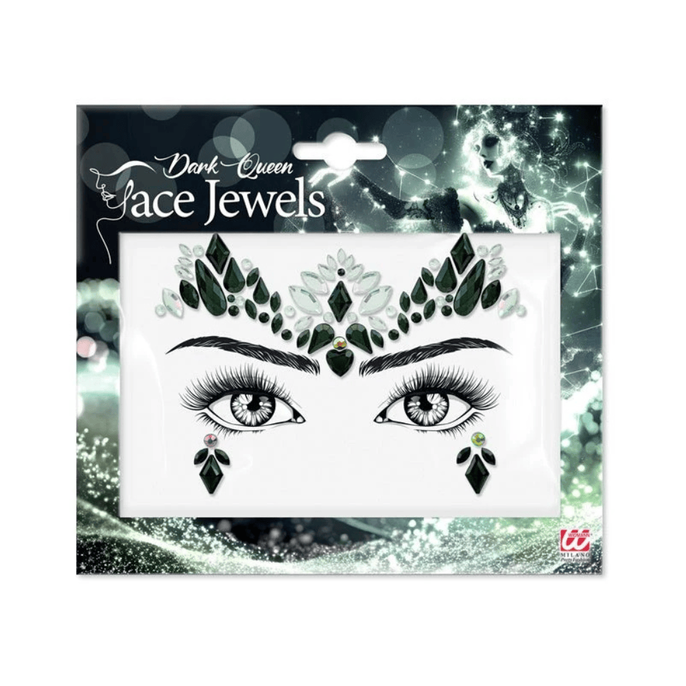 Alpha 55 Strass Visage Adulte Gothique – Halloween