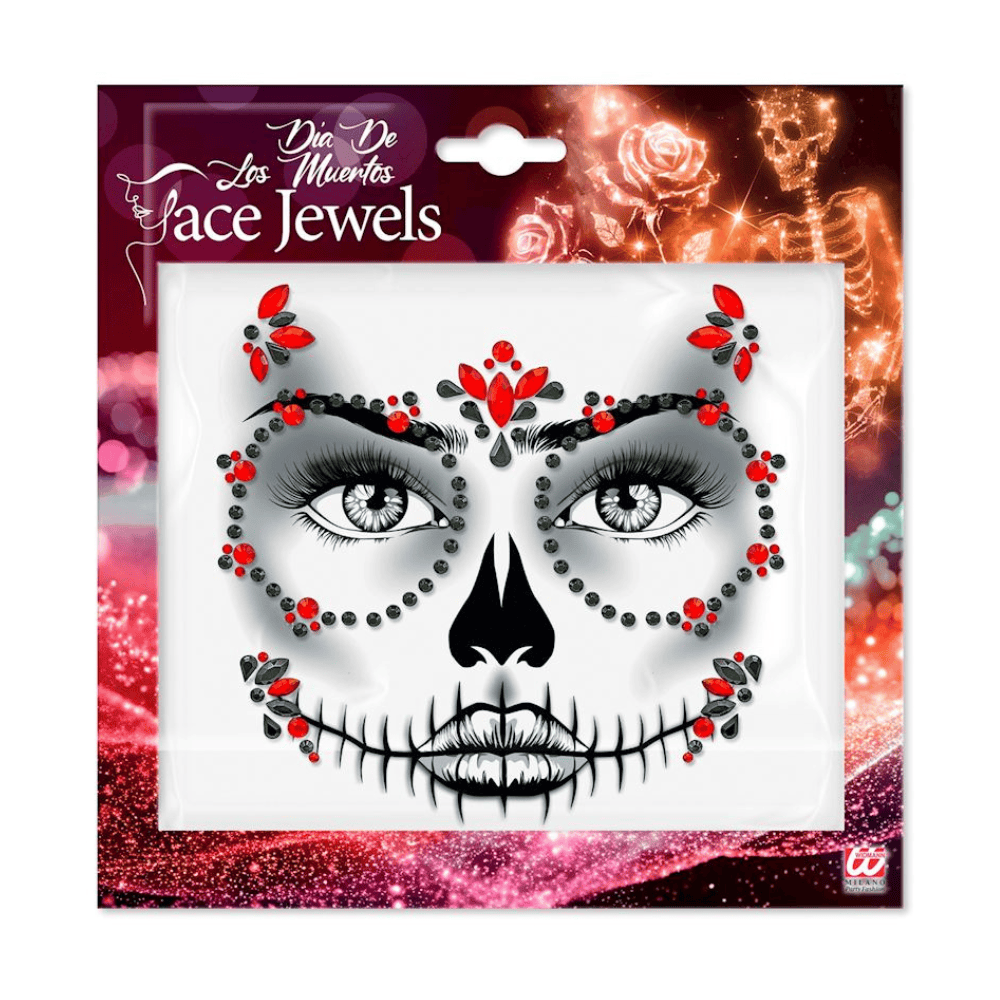 Alpha 55 Strass Visage Adulte JDLM – Jour des Morts