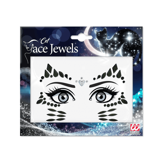 Alpha 55 Strass Visage Enfant Chat – Déguisement