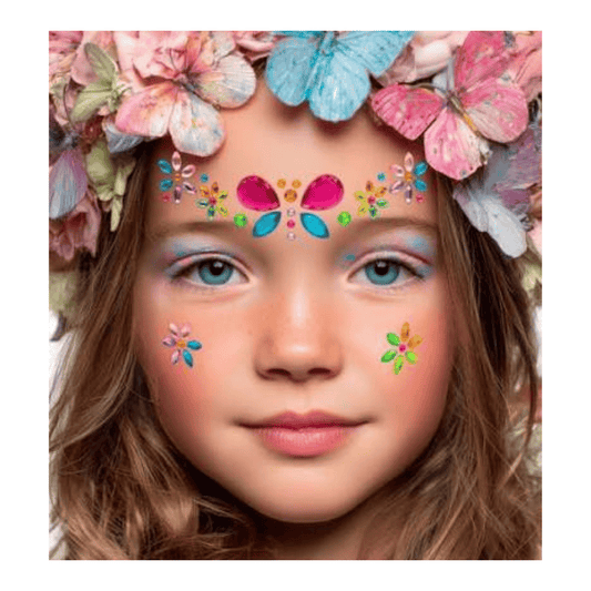 Alpha 55 Strass Visage Enfant Papillon – Déguisement