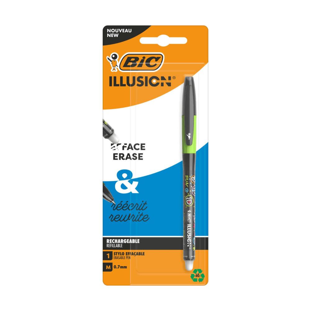 Alpha 55 Stylo Gel Effaçable BIC Illusion en Blister