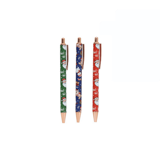 Alpha 55 Stylo Père-Noël & Bonhomme de Neige – Édition Noël