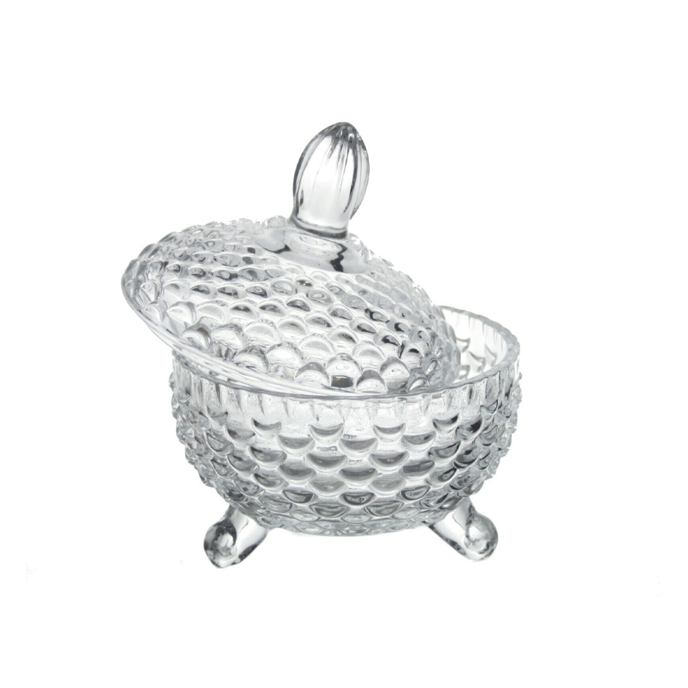 Ensemble de crémier et de sucrier en verre Ensemble de crémier et de sucrier en verre