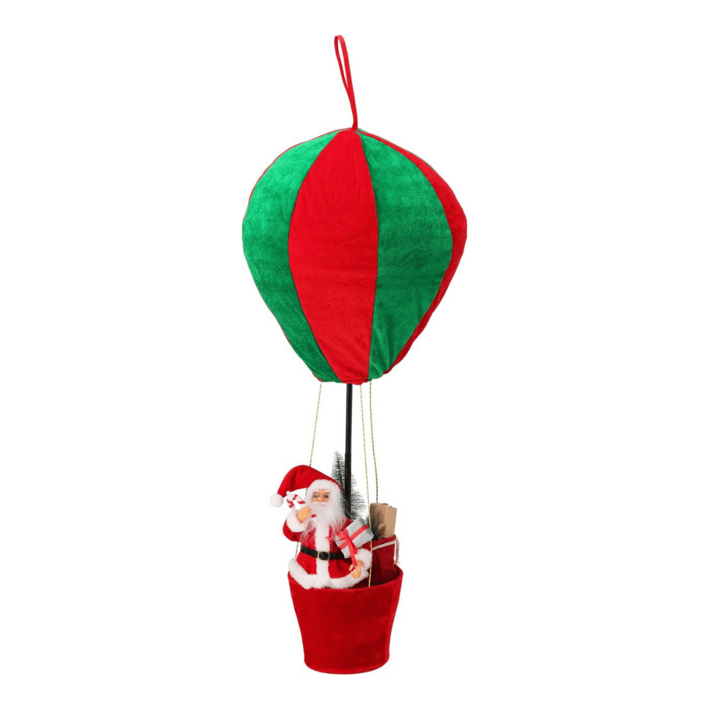 Alpha 55 Sujet de Noel Ballon avec Père Noël – décoration de Noël à suspendre