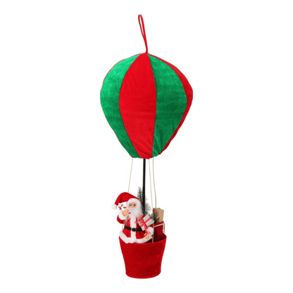 Alpha 55 Sujet de Noel Ballon avec Père Noël – décoration de Noël à suspendre