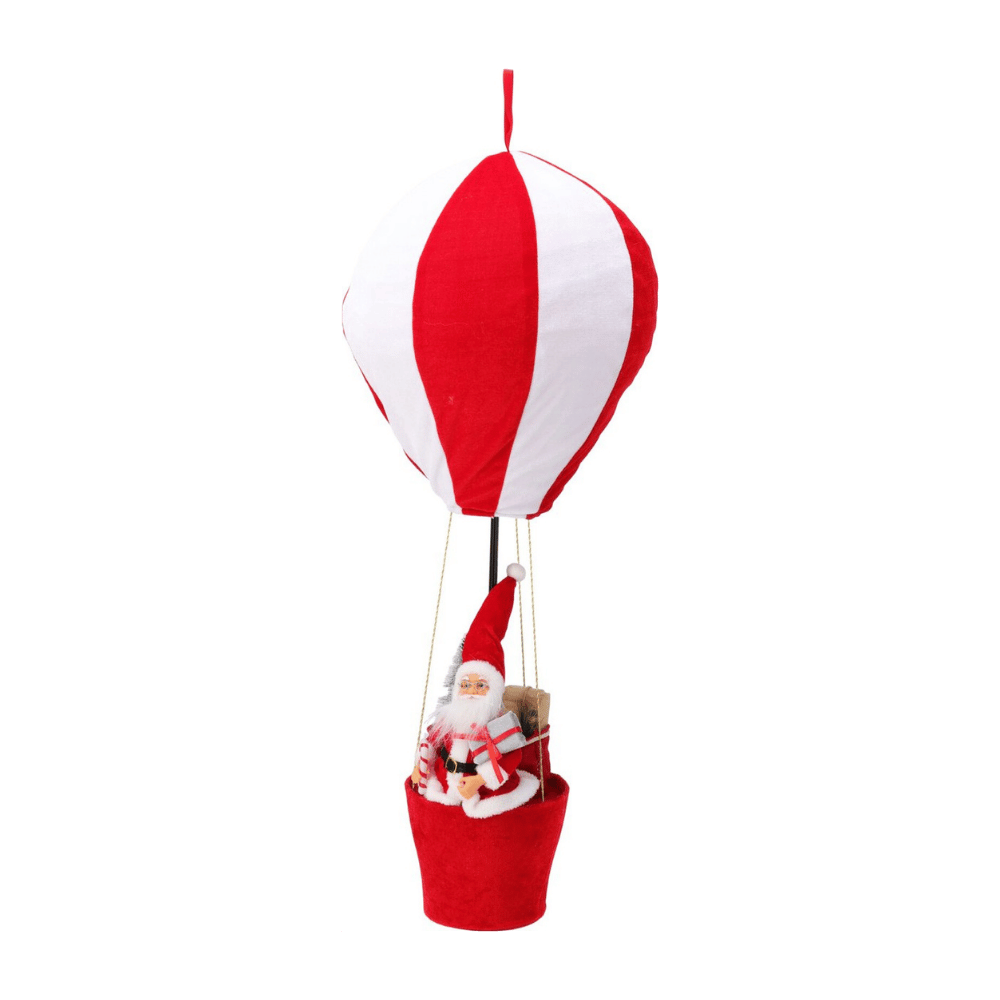 Alpha 55 Sujet de Noel Ballon avec Père Noël – décoration de Noël à suspendre