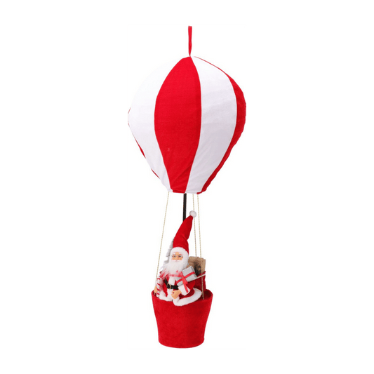 Alpha 55 Sujet de Noel Ballon avec Père Noël – décoration de Noël à suspendre