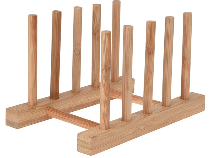 Support assiette 20x12cm bambou