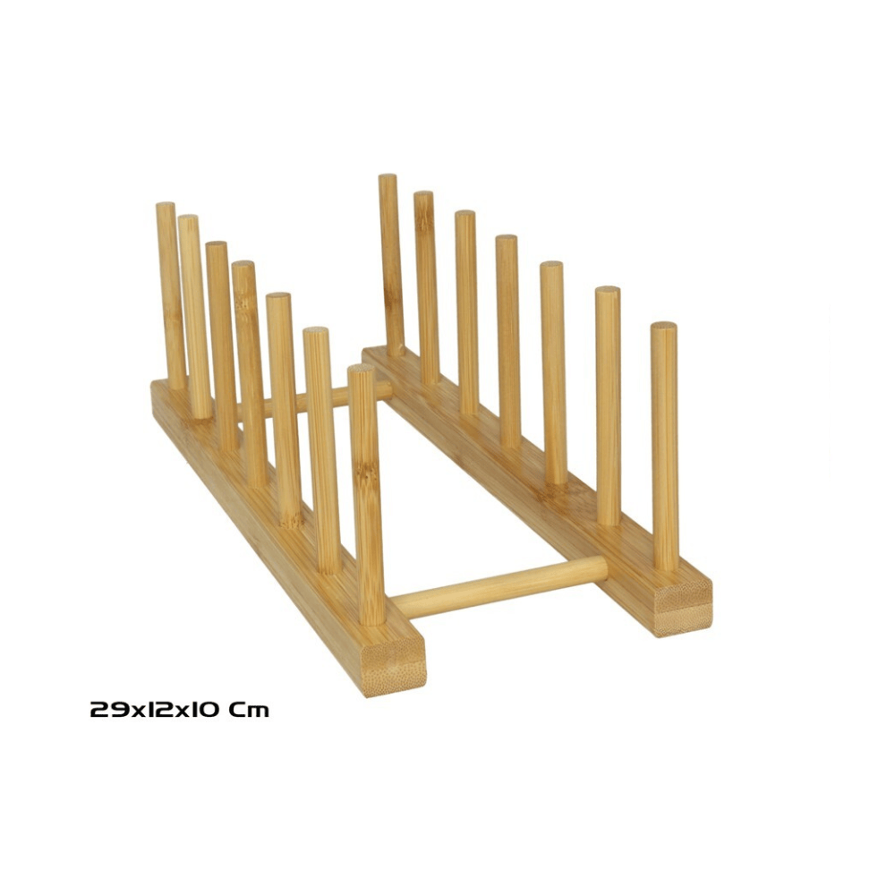 Alpha 55 Support d’assiettes en bambou