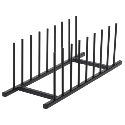 Alpha 55 Support pour Assiette en Métal Noir – Stable & Élégant