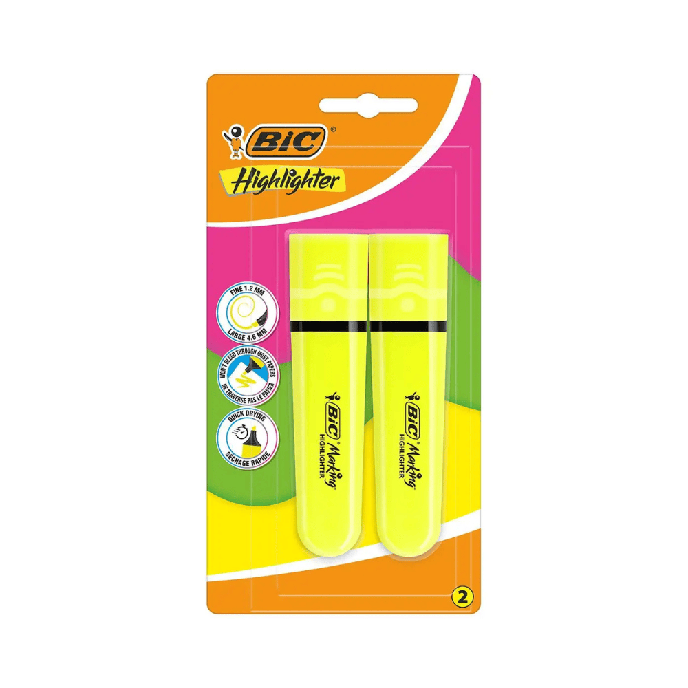 Alpha 55 Surligneurs BIC Marking Flat Fluo