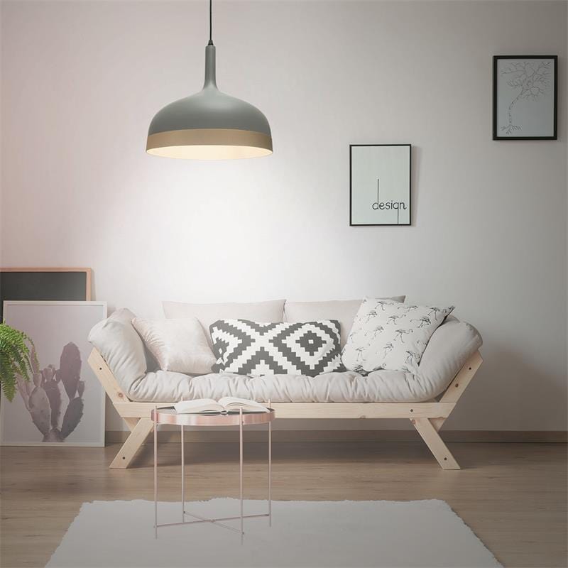 Suspension cloche mat cercle