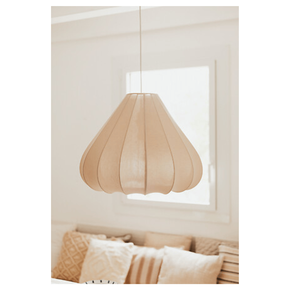 Alpha 55 Suspension Tobie Beige – Luminaire Élégant