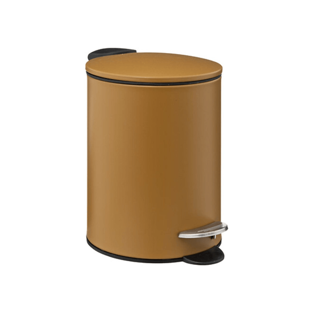 Alpha 55 Tabac / 3L Poubelle Soft Close Colors 3 L à Pédale en Métal