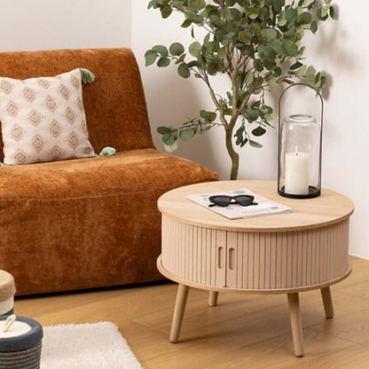 Alpha 55 Table basse 2 portes Nyos beige design moderne