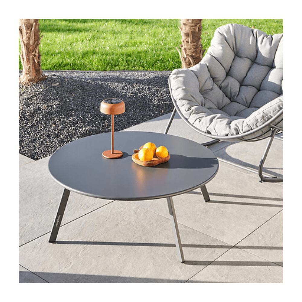 Alpha 55 Table basse Saona argile graphite design